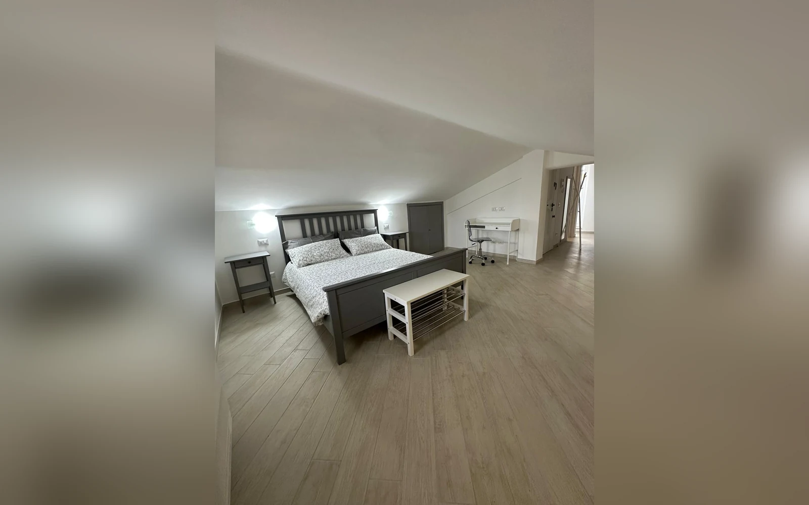 Appartamento Bijou, la camera da letto